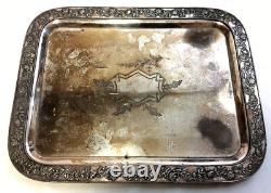 Vintage Six (6) Piece MERIDIAN Quadruple Silver Plate Coffee/Tea Service Set