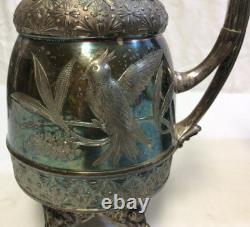 Vintage Six (6) Piece MERIDIAN Quadruple Silver Plate Coffee/Tea Service Set