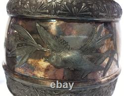 Vintage Six (6) Piece MERIDIAN Quadruple Silver Plate Coffee/Tea Service Set