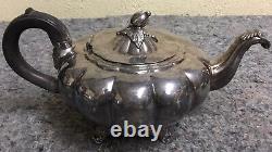 Vintage Tea Set Community Silver Plate Melon Canada 0201/0202/0203