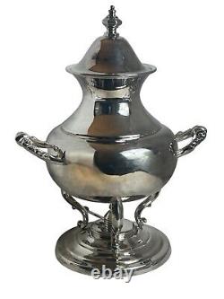 Vintage Tea Urn Primrose Silver Plate Coffee Hot Water Beverage Dispenser