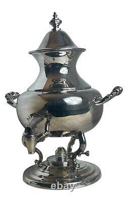 Vintage Tea Urn Primrose Silver Plate Coffee Hot Water Beverage Dispenser