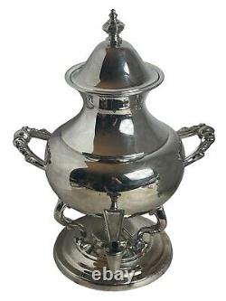 Vintage Tea Urn Primrose Silver Plate Coffee Hot Water Beverage Dispenser