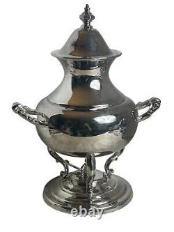 Vintage Tea Urn Primrose Silver Plate Coffee Hot Water Beverage Dispenser