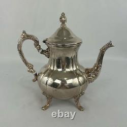 Vintage Towle Silver Plate 6-Piece Tea Set