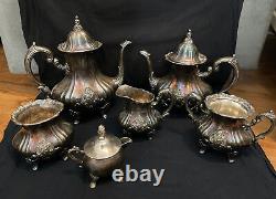 Vintage Towle Silver Plate Coffee/Tea Service, 6 Piece Set