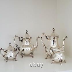 Vintage Towle Silverplate Coffee Tea Service Set 5 Piece Hollowware Tws305