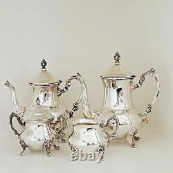 Vintage Towle Silverplate Coffee Tea Service Set 5 Piece Hollowware Tws305