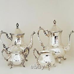 Vintage Towle Silverplate Coffee Tea Service Set 5 Piece Hollowware Tws305