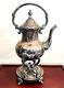 Vintage Towle Silverplate Tilting Coffee Pot Tea Kettle With Stand And Burner