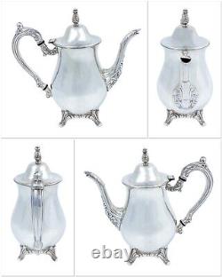 Vintage USA Oneida silver plate Regency style 4 piece tea / coffee service
