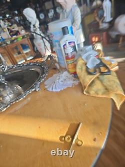 Vintage Victorian Ornate Silver Plated 5 Piece Tea Coffee Set