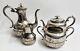 Vintage Walker & Hall Silver Plate 4-piece Tea Set 3053
