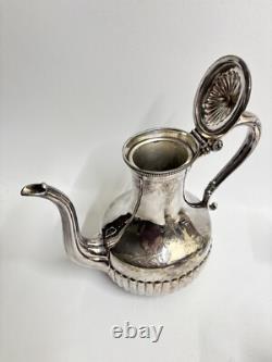 Vintage Walker & Hall Silver Plate 4-Piece Tea Set 3053
