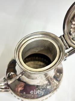 Vintage Walker & Hall Silver Plate 4-Piece Tea Set 3053