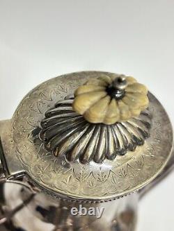 Vintage Walker & Hall Silver Plate 4-Piece Tea Set 3053
