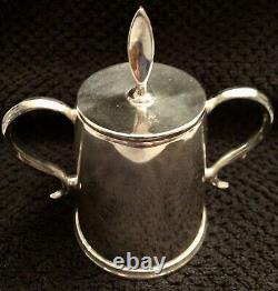 Vintage Wallace Silverplate USA Town House Tea/Coffee Set Mid Century Modern
