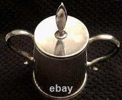 Vintage Wallace Silverplate USA Town House Tea/Coffee Set Mid Century Modern