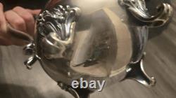 Vintage Wilcox International Silver Company 4 Piece Tea set. (Silver Plate)