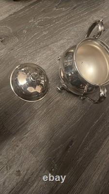 Vintage Wilcox International Silver Company 4 Piece Tea set. (Silver Plate)
