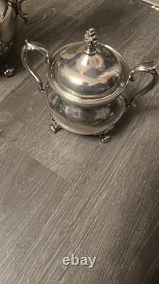Vintage Wilcox International Silver Company 4 Piece Tea set. (Silver Plate)