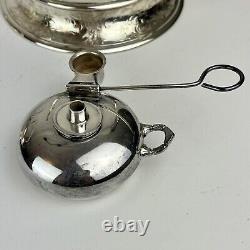 Vtg Barker Ellis Silver Plate Coffee & Tea Service Complete Set with Tray England