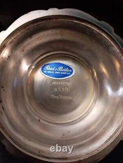 Vtg RARE King Francis by Reed & Barton, Silverplate 3-PC Tea & Coffee Service