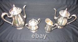 Vtg'jamestown' Reed & Barton 4 Pc Tea Service #1800 -03