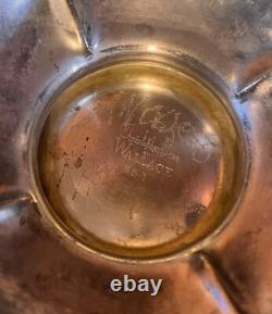 WALLACE Silver Plate 5 Piece Coffee Tea Service withTray By Christopher Wren