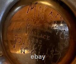 WALLACE Silver Plate 5 Piece Coffee Tea Service withTray By Christopher Wren