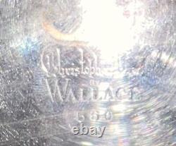 WALLACE Silver Plate 5 Piece Coffee Tea Service withTray By Christopher Wren
