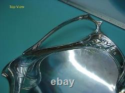 WMF Antique Very Large Art Nouveau silver Plate Tea serving Tray 25 Inches / 2ft