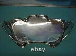 WMF Antique Very Large Art Nouveau silver Plate Tea serving Tray 25 Inches / 2ft