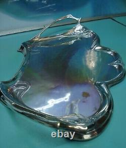 WMF Antique Very Large Art Nouveau silver Plate Tea serving Tray 25 Inches / 2ft