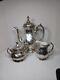 Wmf Germany Art Nouveau Silver Plate / Porcelain Lined Coffee Tea Sugar Creamer
