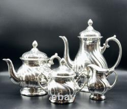 WMF Germany 6 pc. Silver Plate Porcelain Lined Coffee Tea Set
