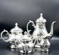 WMF Germany 6 pc. Silver Plate Porcelain Lined Coffee Tea Set