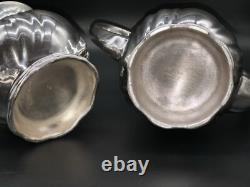 WMF Germany 6 pc. Silver Plate Porcelain Lined Coffee Tea Set