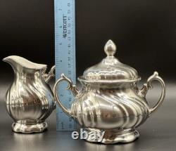 WMF Germany 6 pc. Silver Plate Porcelain Lined Coffee Tea Set