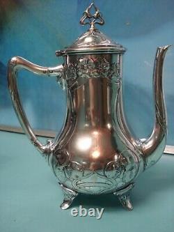 WMF ox Jugendstil ART NOUVEAU silver plate Tea coffee hot water Pot The core of