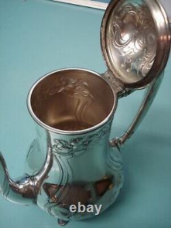 WMF ox Jugendstil ART NOUVEAU silver plate Tea coffee hot water Pot The core of