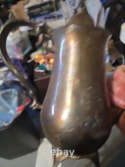 WM Rodgers Silver Plate Tea/Coffee Pots Hinged Top Vintage