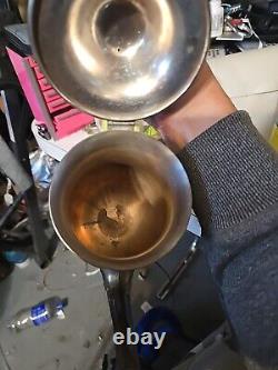 WM Rodgers Silver Plate Tea/Coffee Pots Hinged Top Vintage