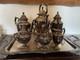 Wm Rogers Silver Plate Vtg Coffee Tea Service 7 Piece Set