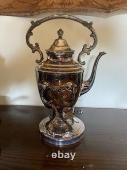 WM Rogers Silver Plate Vtg Coffee Tea Service 7 Piece Set