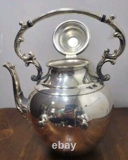 WM Rogers Silver Plate Vtg Coffee Tea Service 7 Piece Set