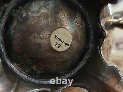 WM Rogers Silver Plated Vintage Coffee Tea 6 Pieces Set With Serving Tray #290