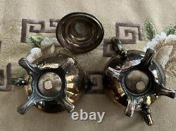 WM Rogers Silver Plated Vintage Coffee Tea 6 Pieces Set With Serving Tray #290