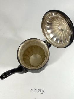 WM Rogers Silver Plated Vintage Coffee Tea 8 Pieces Set With W Serving Trays