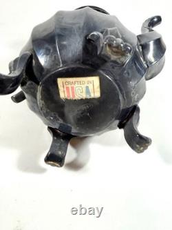 WM Rogers Silver Plated Vintage Coffee Tea 8 Pieces Set With W Serving Trays